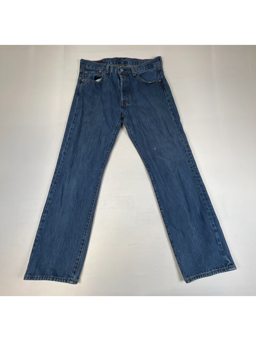 Levi's 501 Mens Jeans 32x30 Original Fit Blue Cotton Denim Button Fly Pants